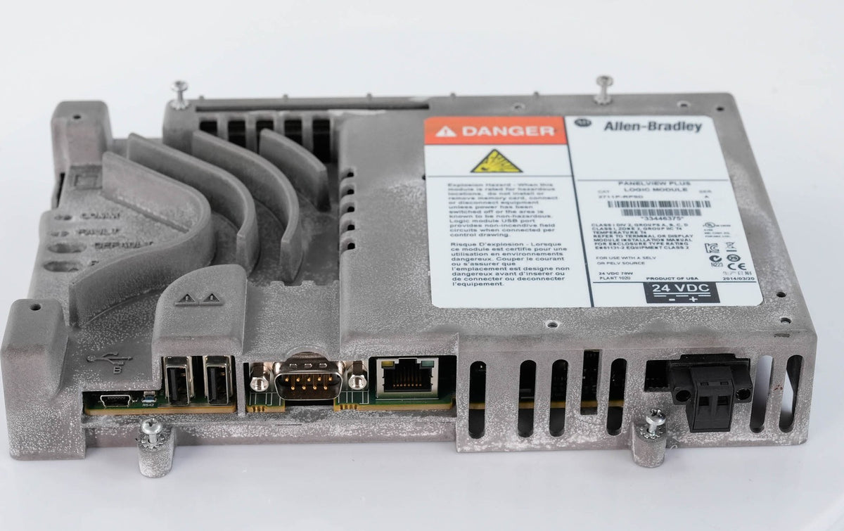 Allen Bradley 2711P-RP8D /A PanelView Plus Logic Module 128MB RAM 24V 2711PRP8D