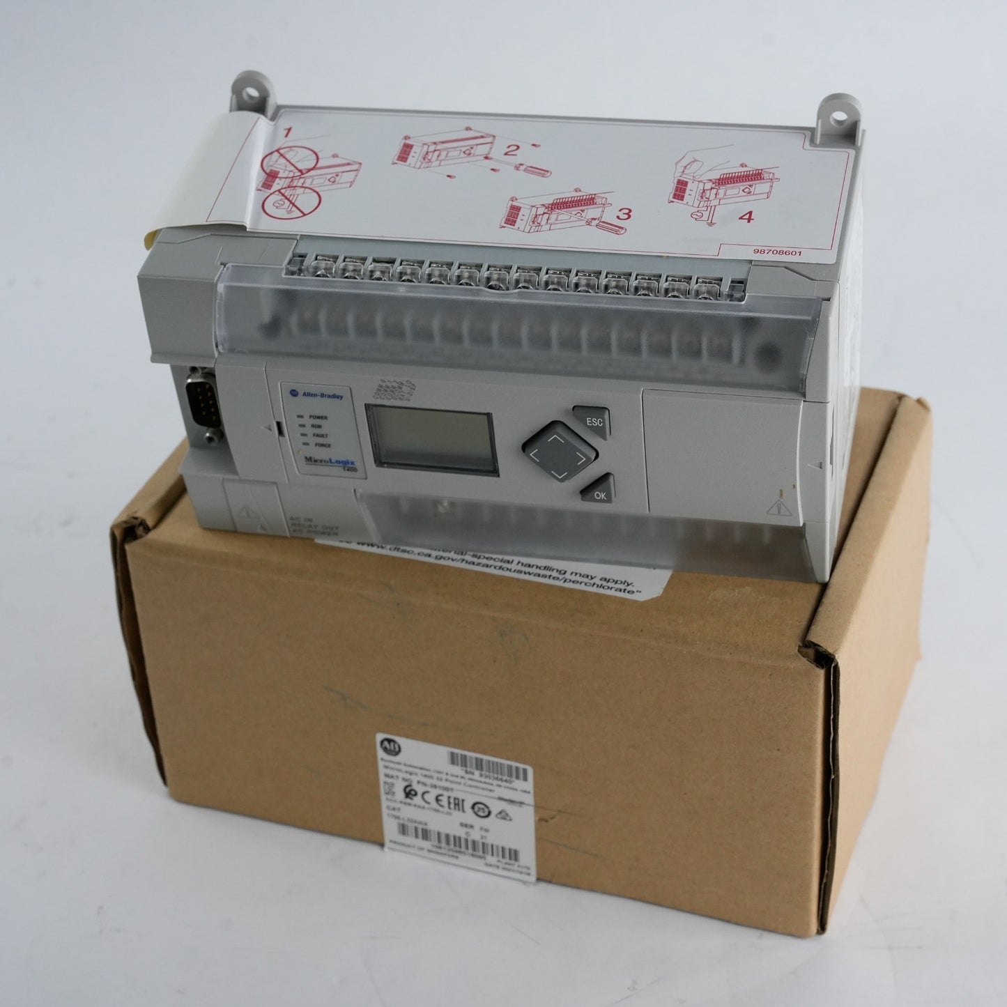 Allen Bradley 1766-L32AWA /C MicroLogix 1400 32-Point Controller - Open Box