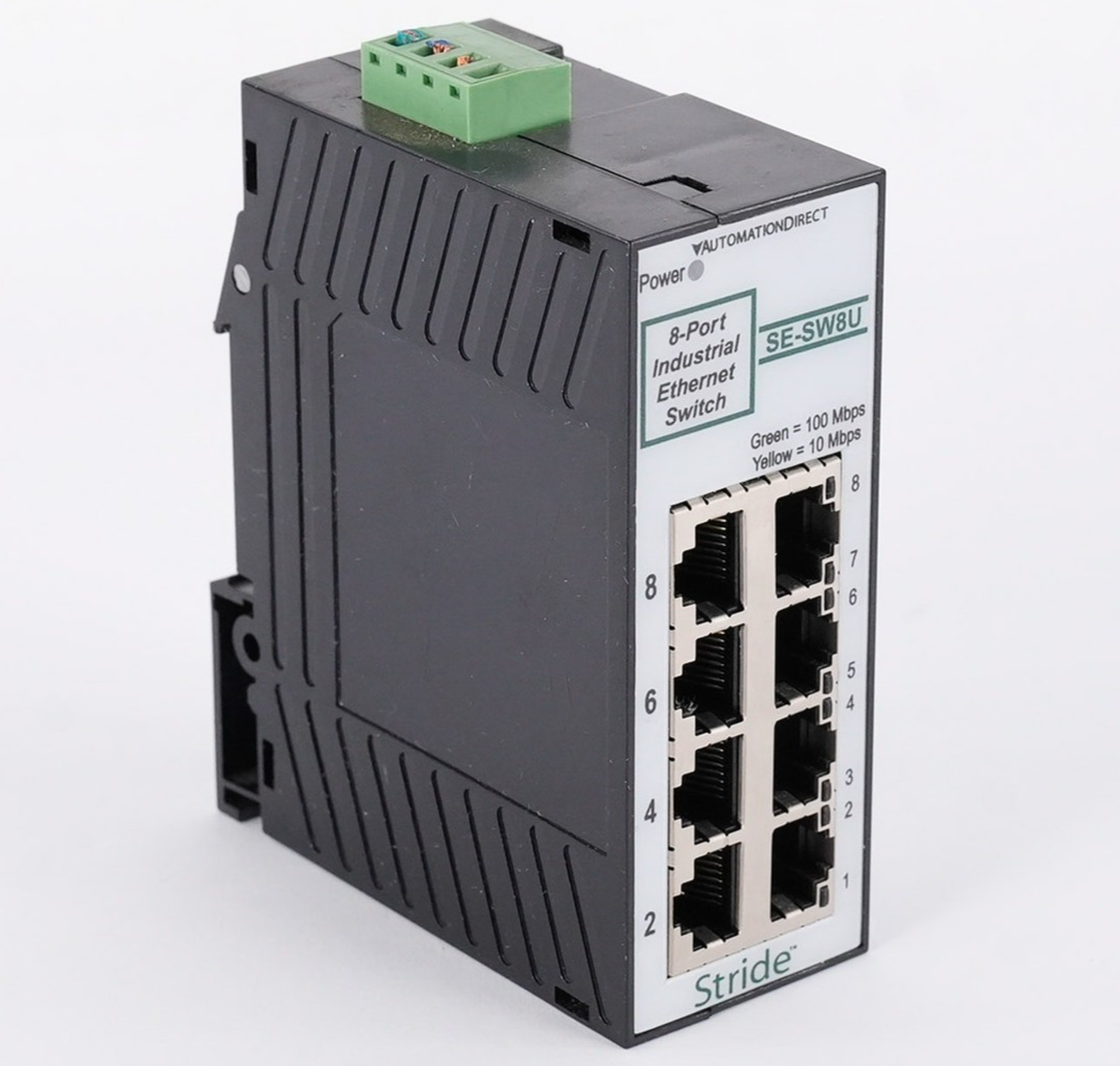 AutomationDirect Stride SE-SW8U 8-Port Industrial Ethernet Switch SESW8U