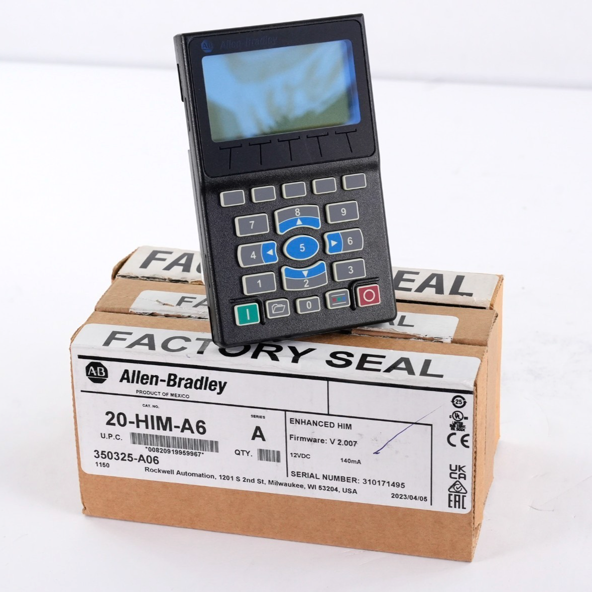 Allen Bradley 20-HIM-A6 /A PowerFlex HIM-Enhanced Full Numeric Keypad - Open Box