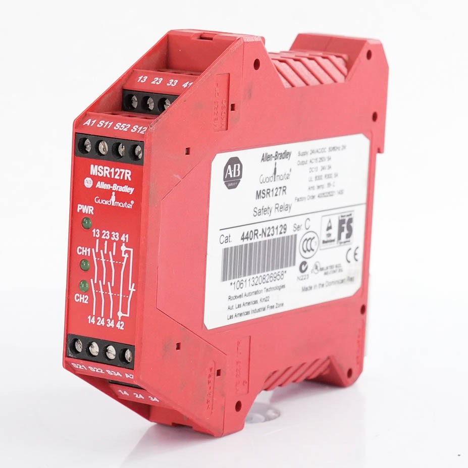 Allen Bradley 440R-N23129 Guardmaster GSR SI Safety Relay 24V DC 440RN23129