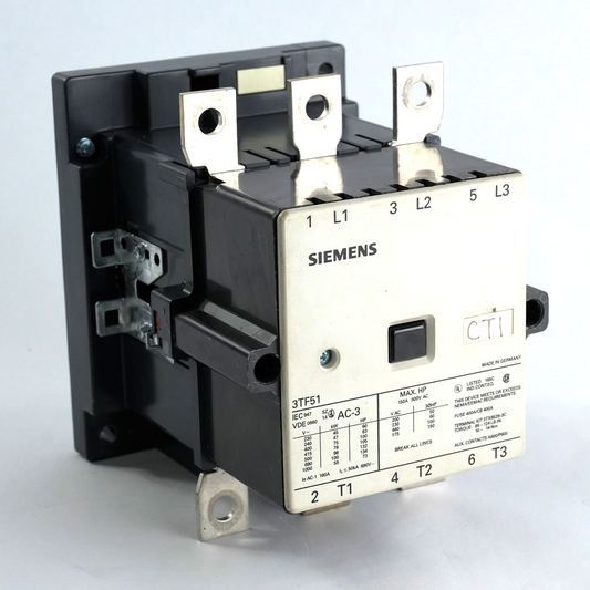 Siemens 3TF51 Power Contactor Motor Starter 3TX6526-3C Siemens 3TF5122-0AG2