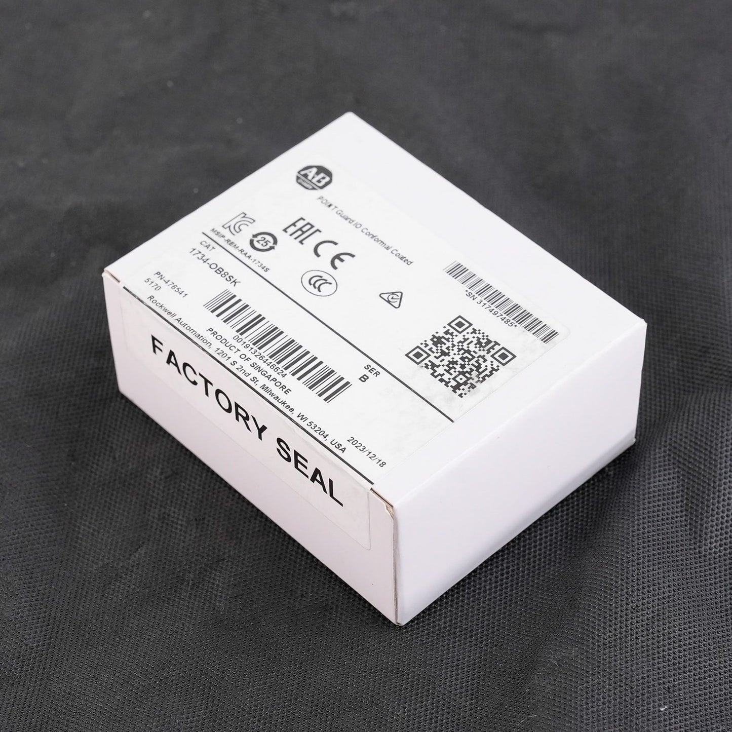 Allen Bradley 1734-OB8SK /B POINT Guard IO Conformal Coated - Sealed Surplus