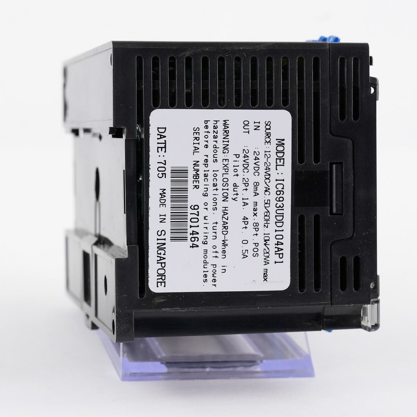 GE FANUC IC693UDD104AP1 Series 90 Micro Controller 12-24VDC/AC 10W/20VA