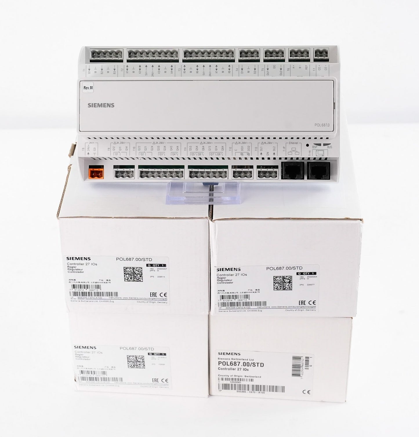 Siemens POL687.00/STD RAS B S55396-C870-A100 Controller Germany - Used