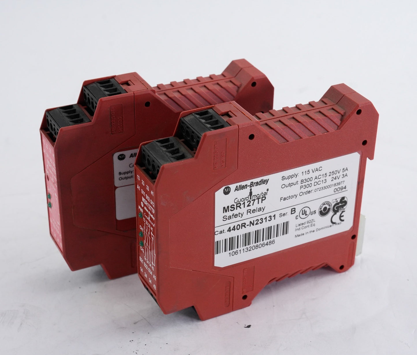 Allen Bradley 440R-N23131 /B Guardmaster Safety Relay 115VAC 440RN23131