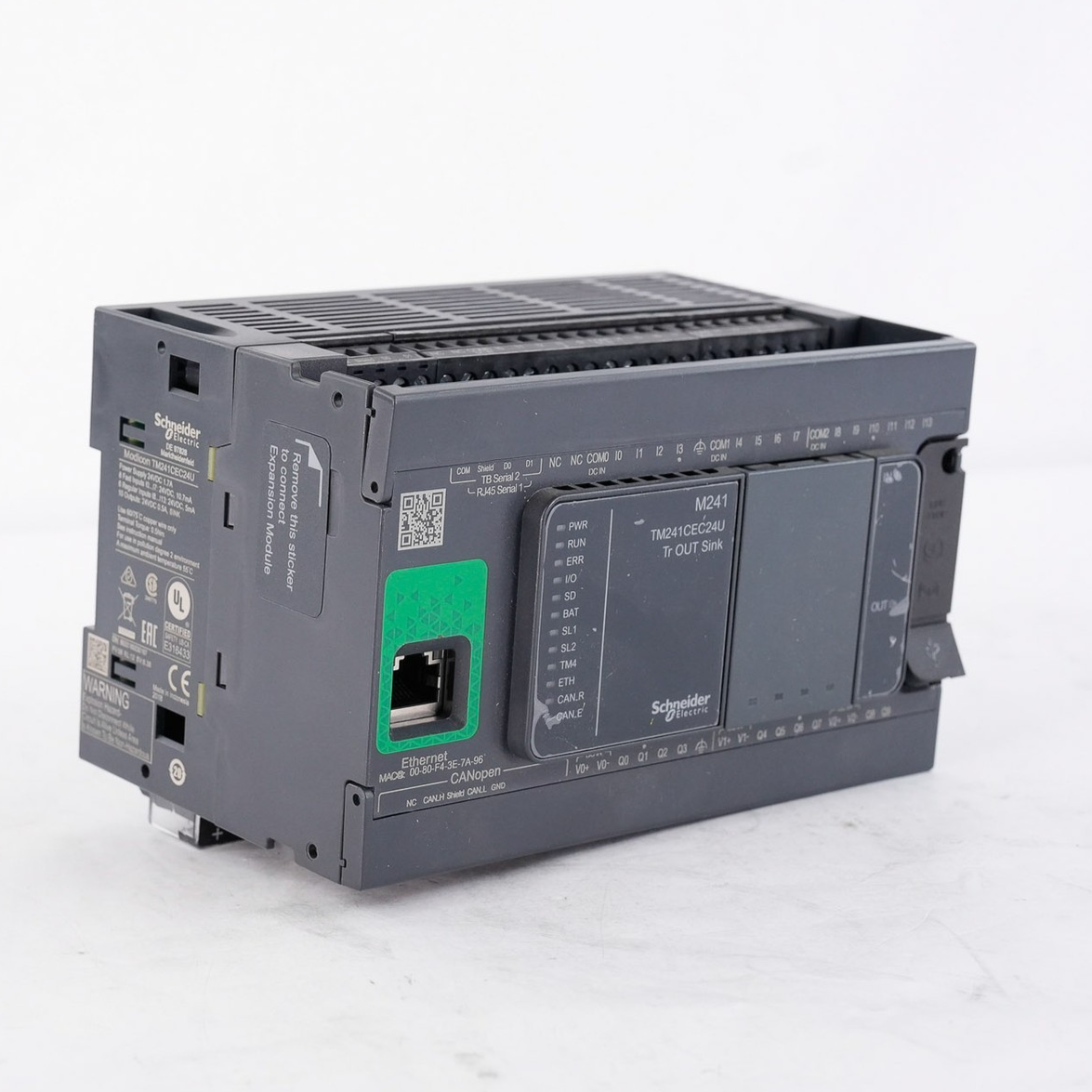 Schneider Electric TM241CEC24U Modicon M241 PLC Unit 24VDC 1.7A