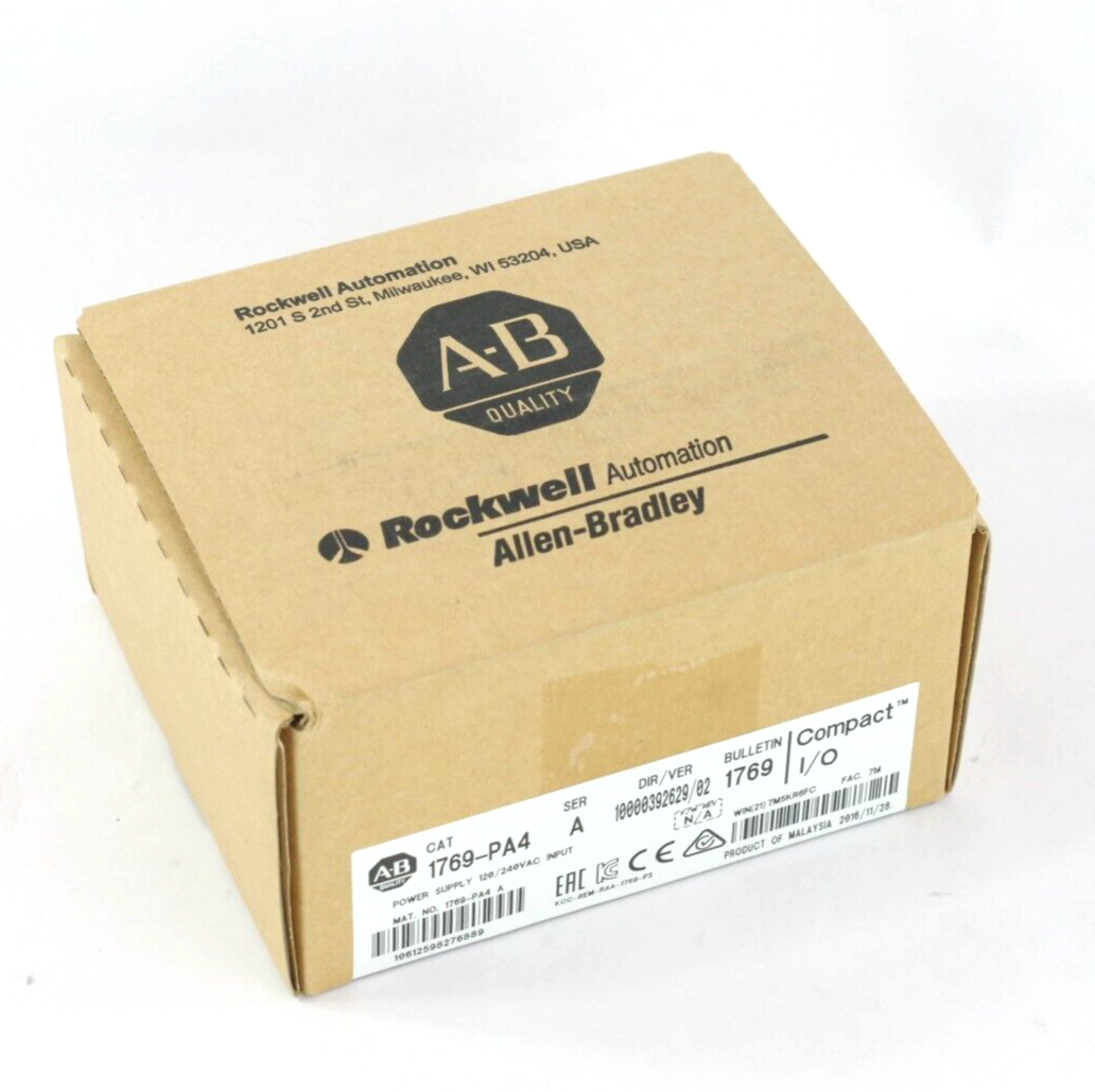 Allen Bradley 1769-PA4 Ser A Compact I/O Power Supply Module - New Surplus