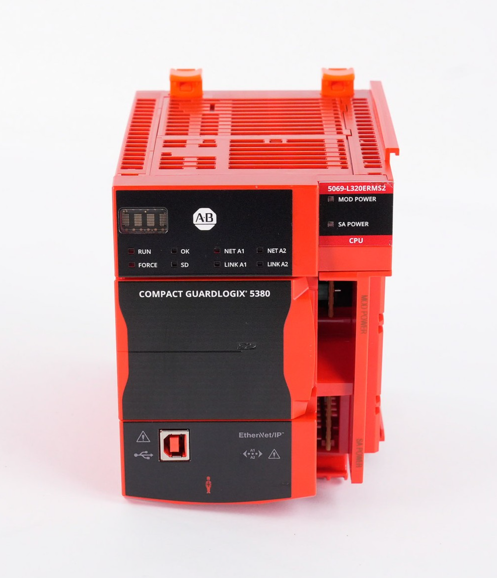 Allen Bradley 5069-L320ERMS2 /B Compact GuardLogix 5380 Safety Controller Red
