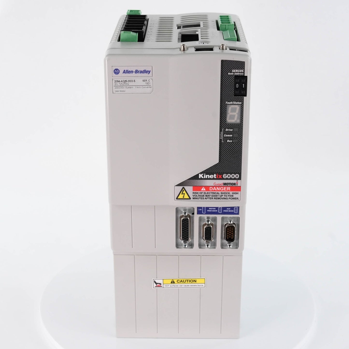 Allen Bradley 2094-AC16-M03-S Ser C Kinetix 6000 IAM 230V 15A 3kW 2094AC16M03S