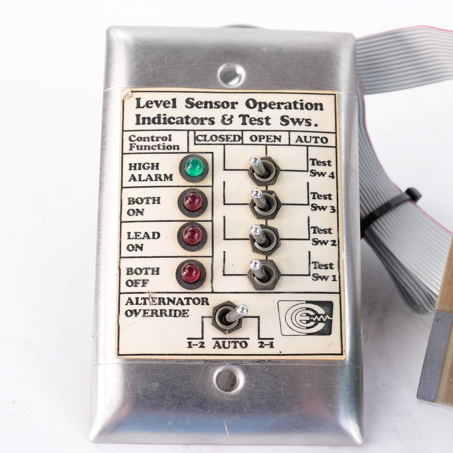 Consolidated Electric Co. CMC12 Duplex Controller-Alternator + Test Switchplate