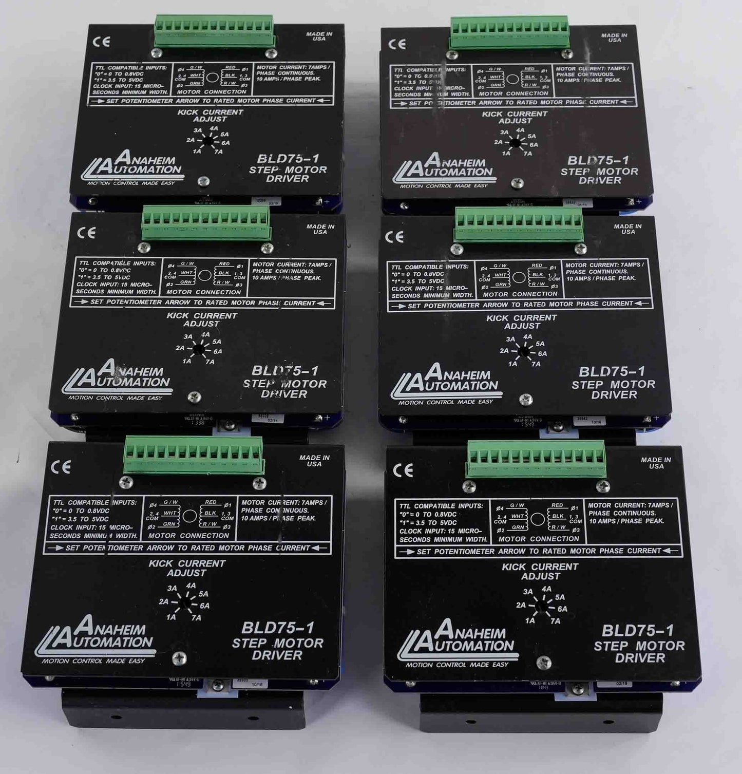 Anaheim Automation BLD75-1 Step Motor Driver 7A BLD751