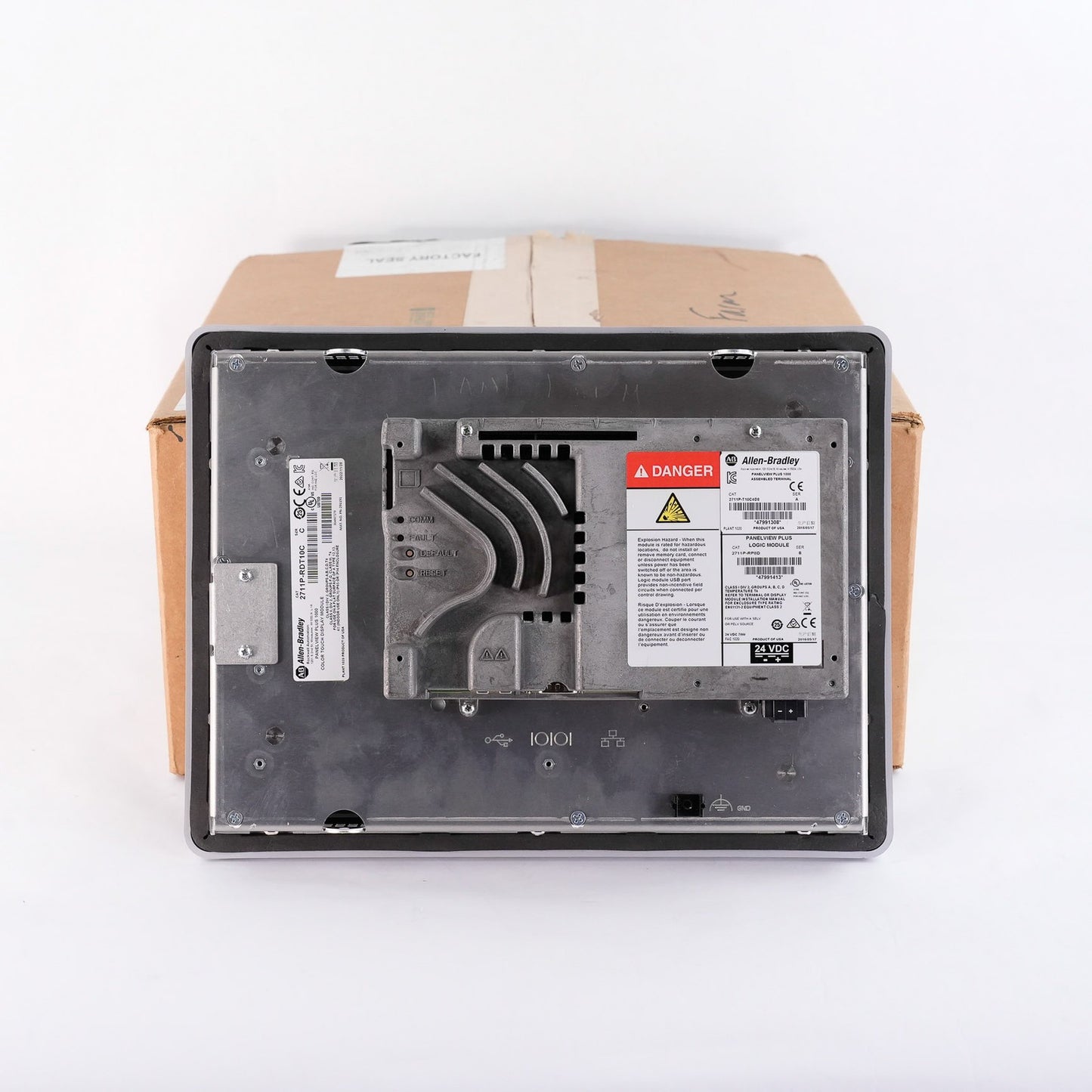 Allen Bradley 2711P-T10C4D8 /A PanelView Plus 1000 Display + RP8D/B Refurbished