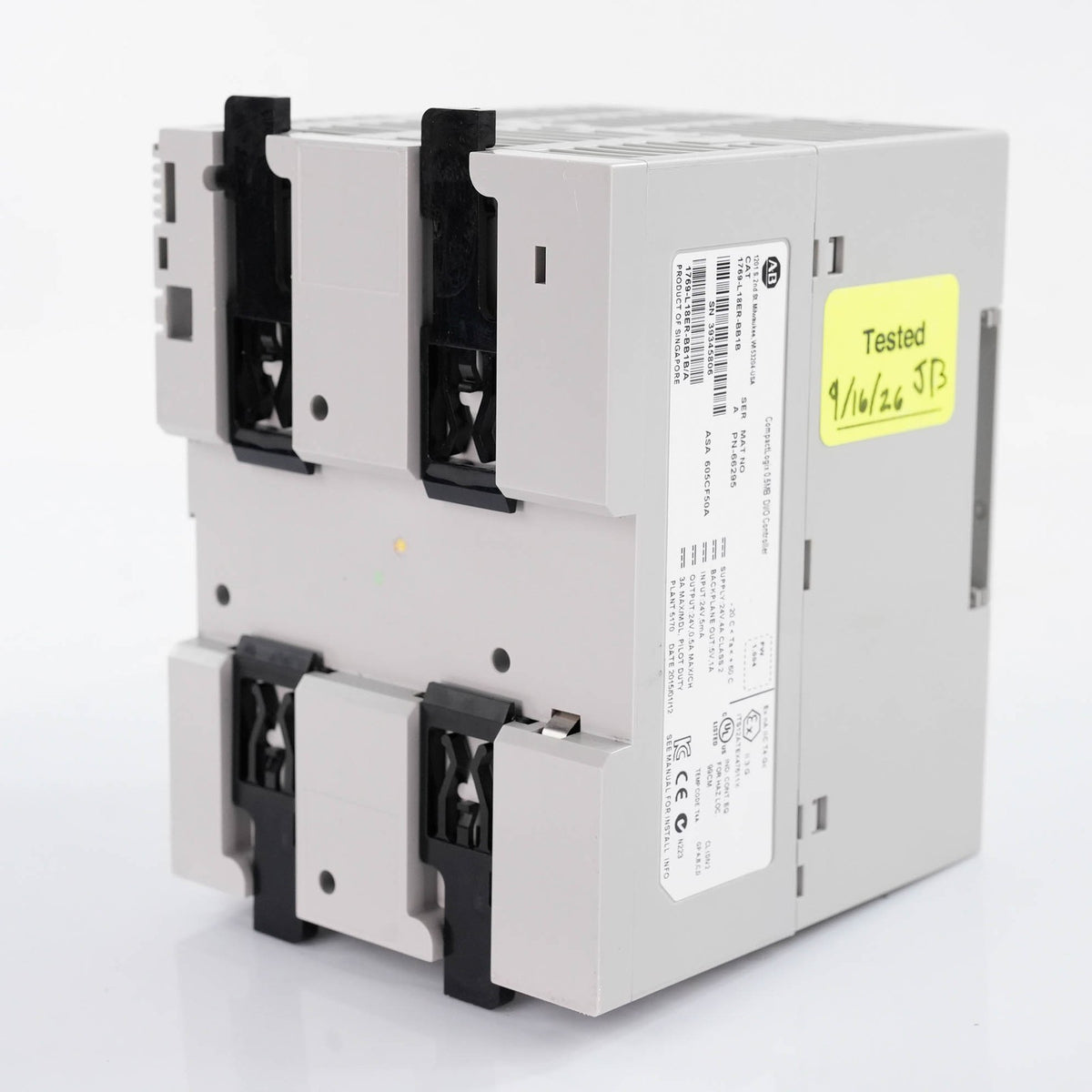 Allen Bradley 1769-L18ER-BB1B /A CompactLogix 5370 L1 Controller 24VDC Ser A