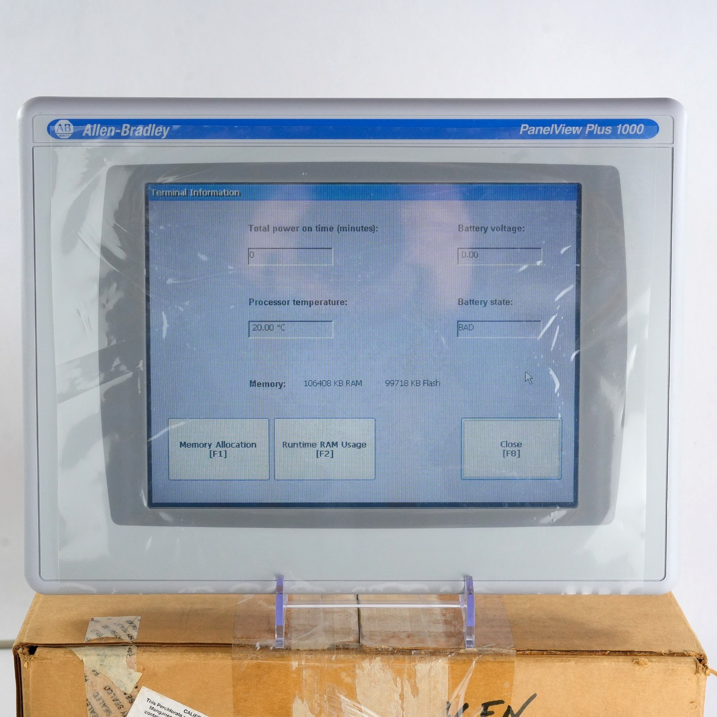 Allen Bradley 2711P-T10C4D2 PanelView Plus 1000 + RP2/G + RDT10C/B - Open Box