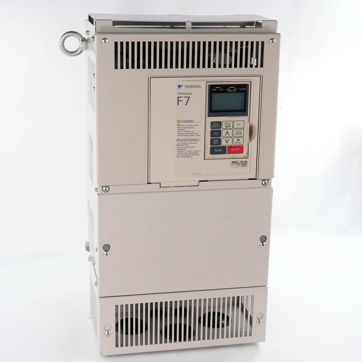 Yaskawa CIMR-F7U4022 Varispeed F7 AC Drive 480V 30HP 22kW 45A VFD CIMRF7U4022