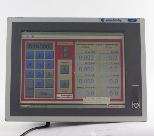 Allen Bradley 6181P-15TPXP Ser E 1500P 15" Touchscreen Industrial Computer