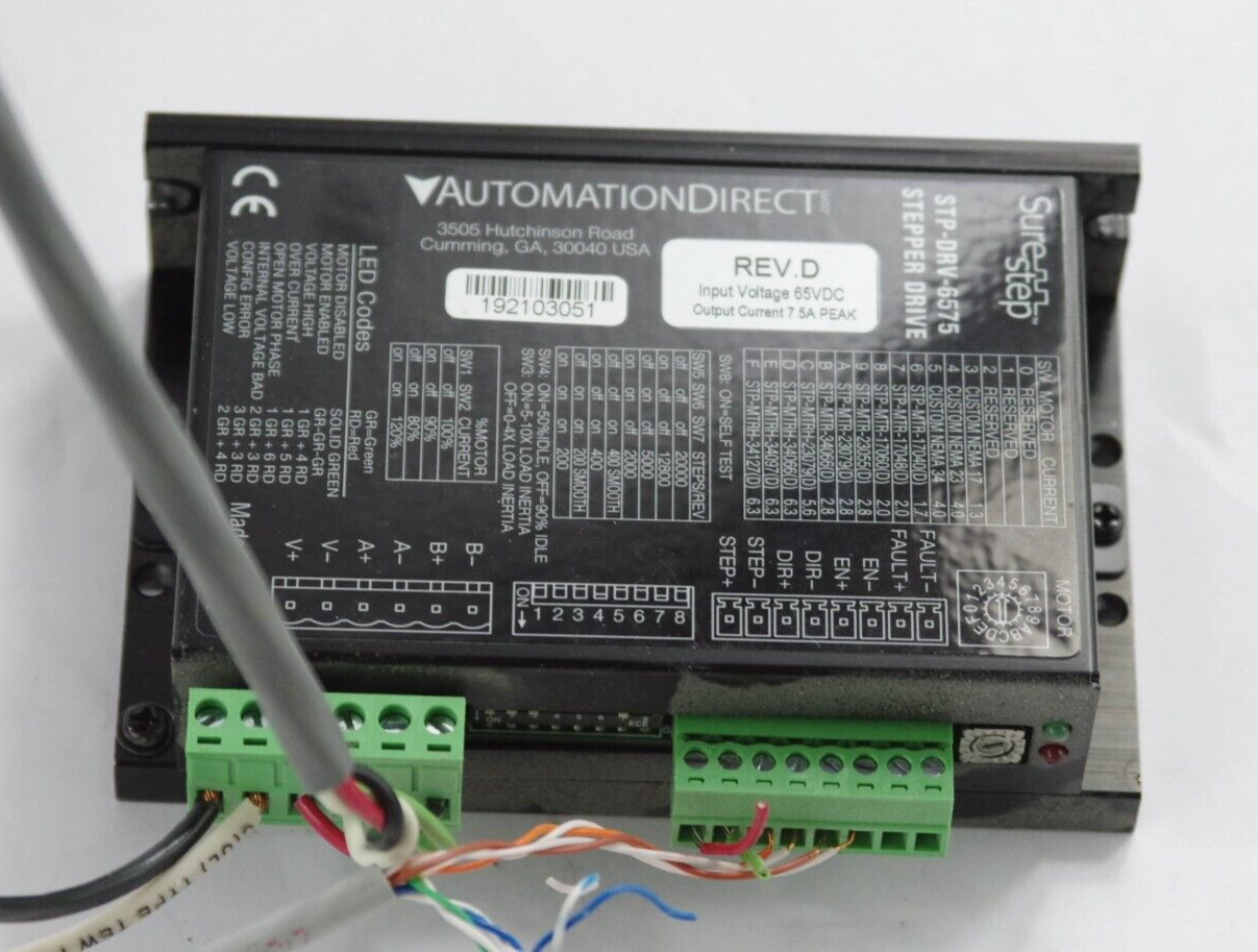 AutomationDirect STP-DRV-6575 / STPDRV6575 SureStep Microstepping Stepper Drive