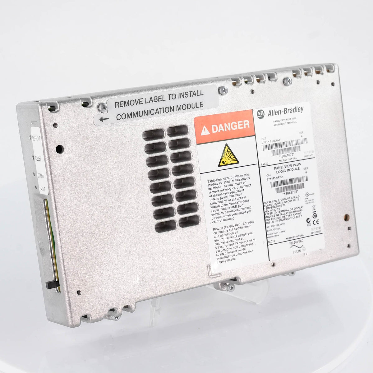 Allen Bradley 2711P-RP6A Ser G PanelView Plus 6 Logic Module 512MB RAM 2711PRP6A