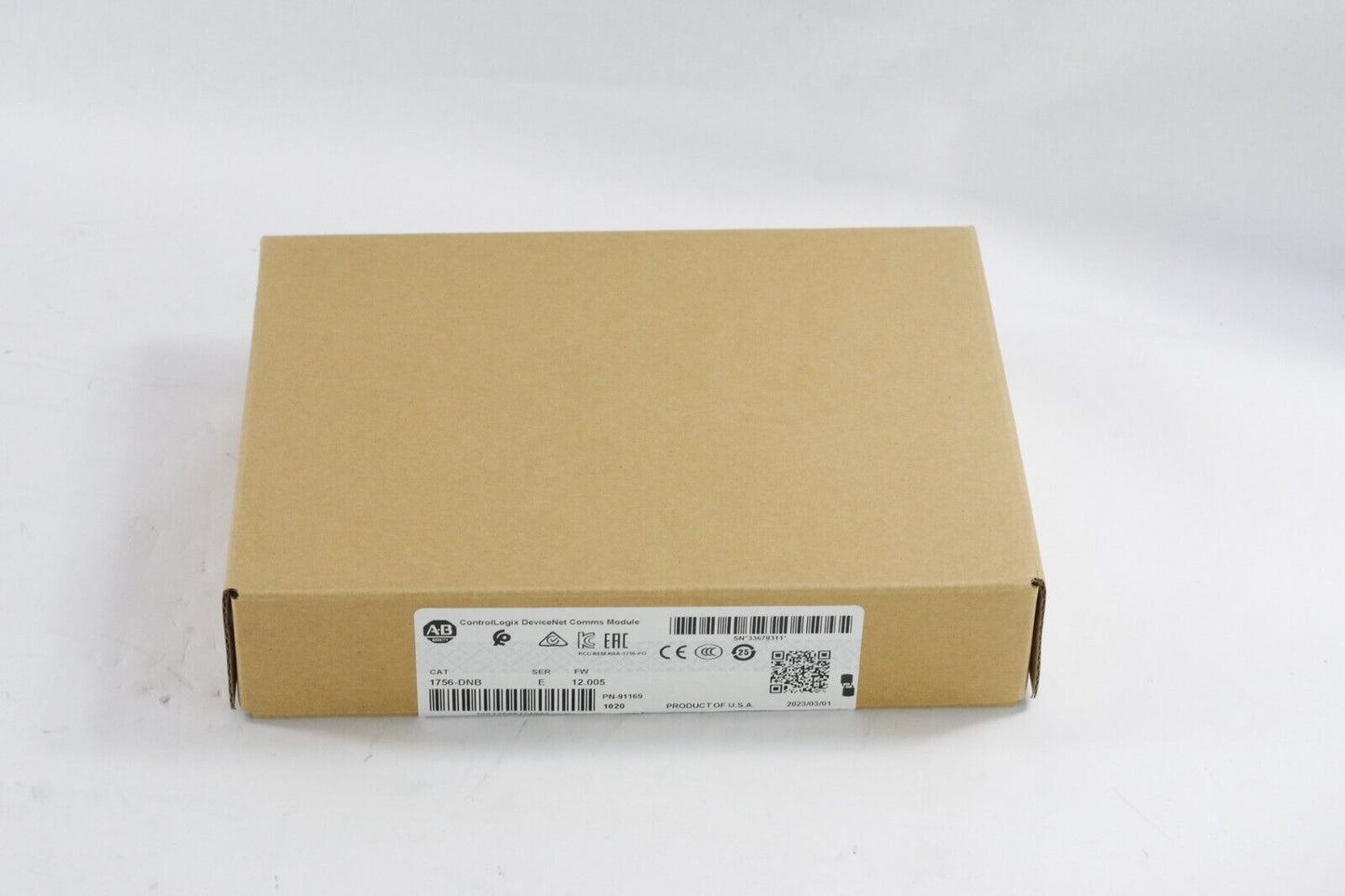 2023 Allen Bradley 1756-DNB Ser E ControlLogix DeviceNet Comms Module - Sealed