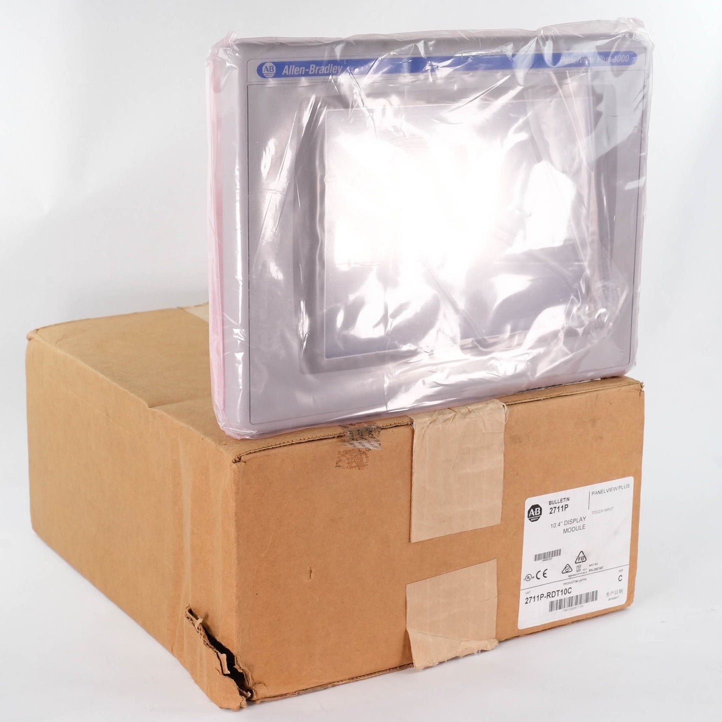 Allen Bradley 2711P-RDT10C Ser C PanelView Plus 1000 Color Display Module