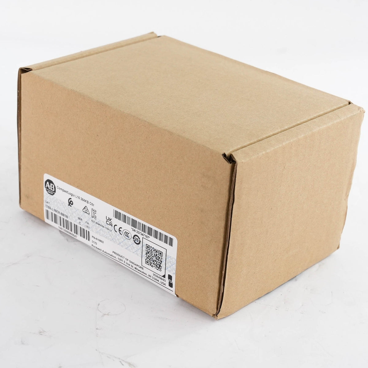 Allen Bradley 1769-L16ER-BB1B Ser C CompactLogix 5370 L1 Controller 24VDC