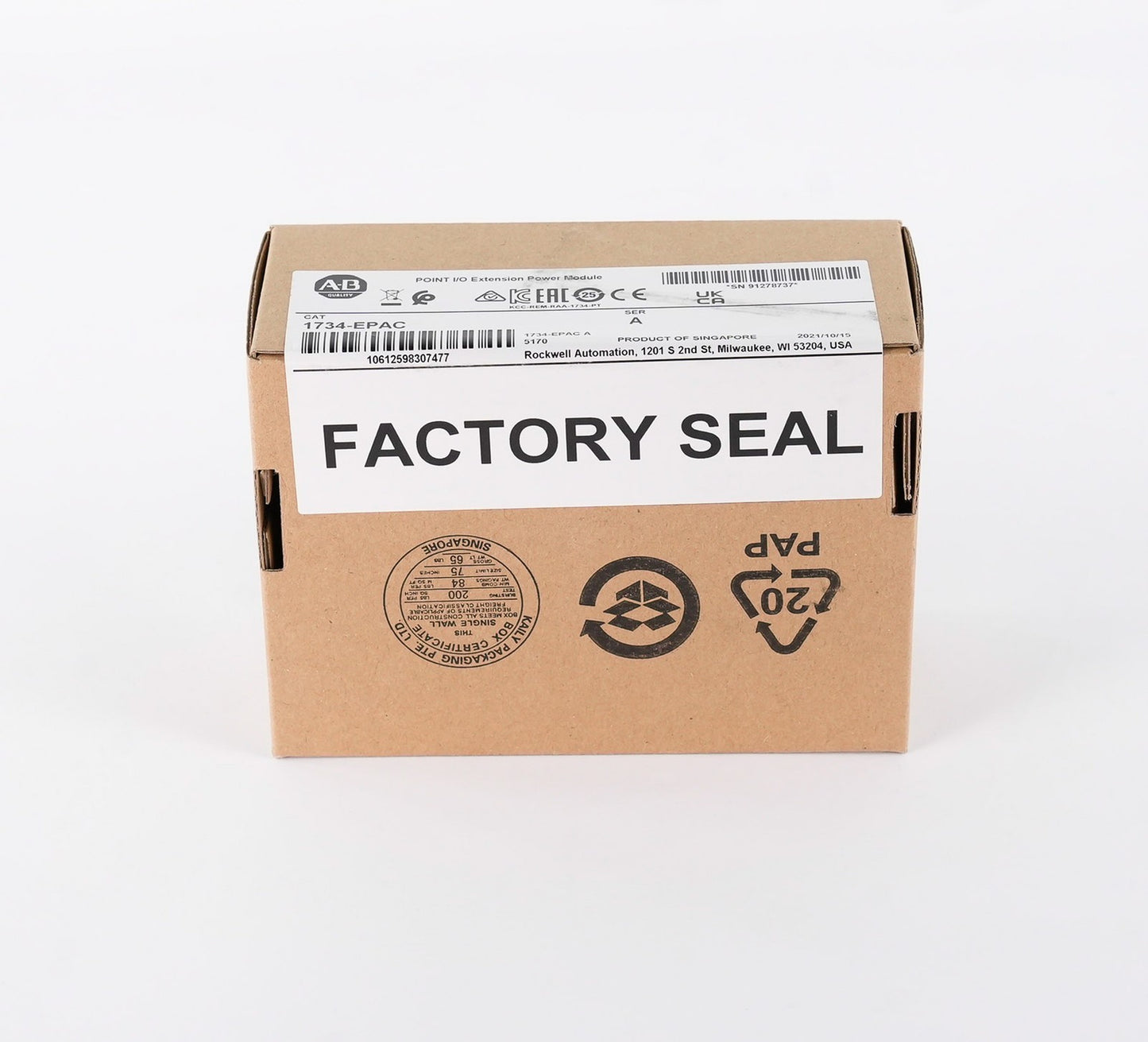 Allen Bradley 1734-EPAC /A POINT I/O Expansion Power Module - Sealed Surplus