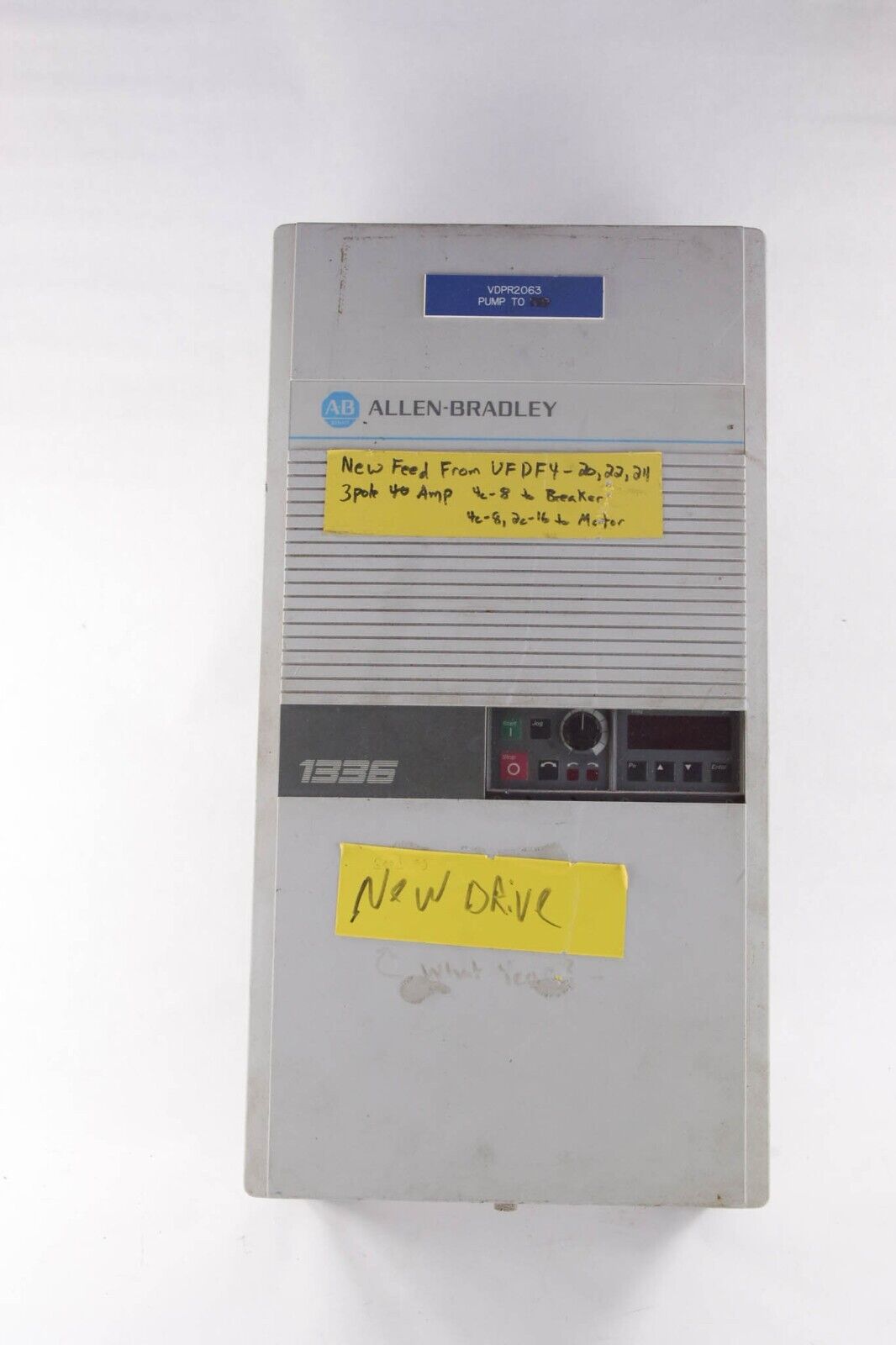 Allen Bradley 1336-B020-EAE-FA2 SER A - For parts or repair