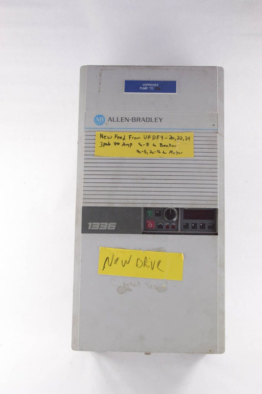 Allen Bradley 1336-B020-EAE-FA2 SER A - For parts or repair