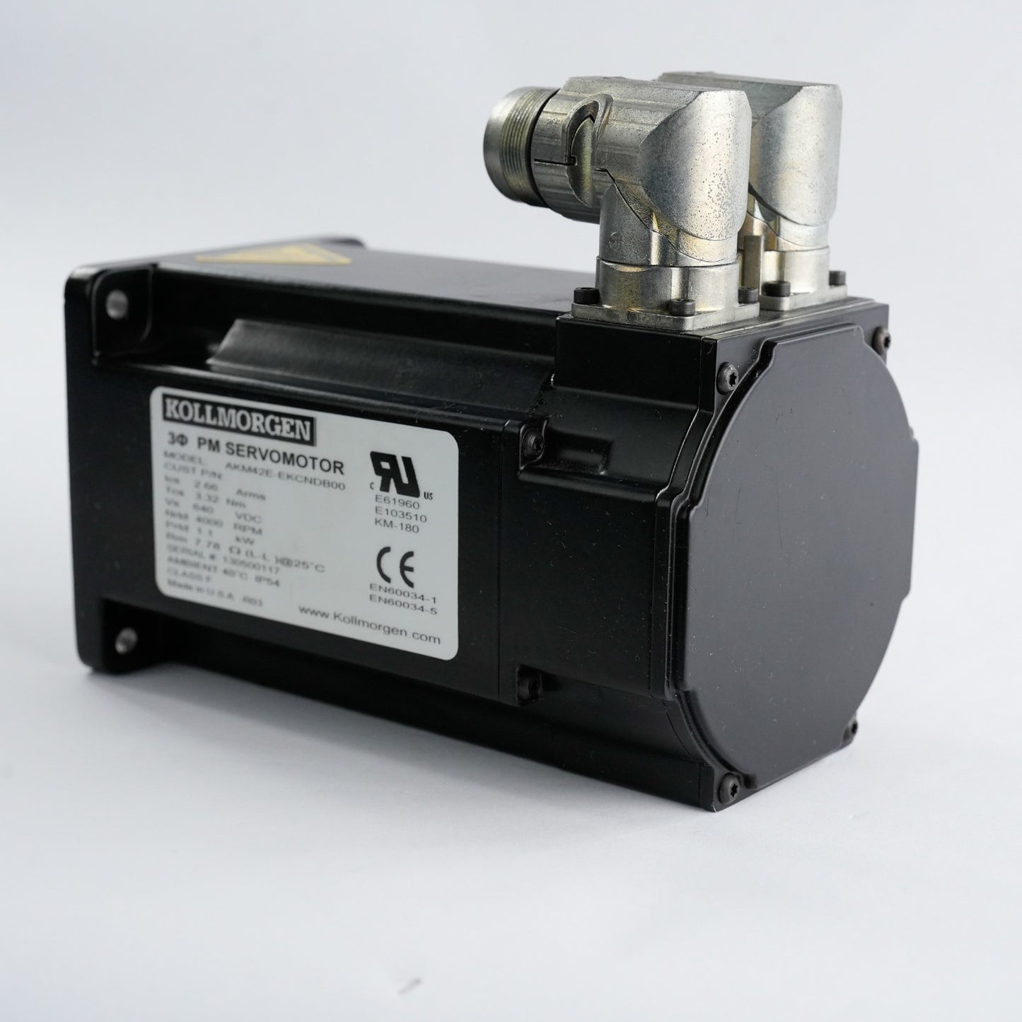 Kollmorgen AKM42E-EKCNDB00 Servo Motor AKM42EEKCNDB00 4000RPM 1.1kW