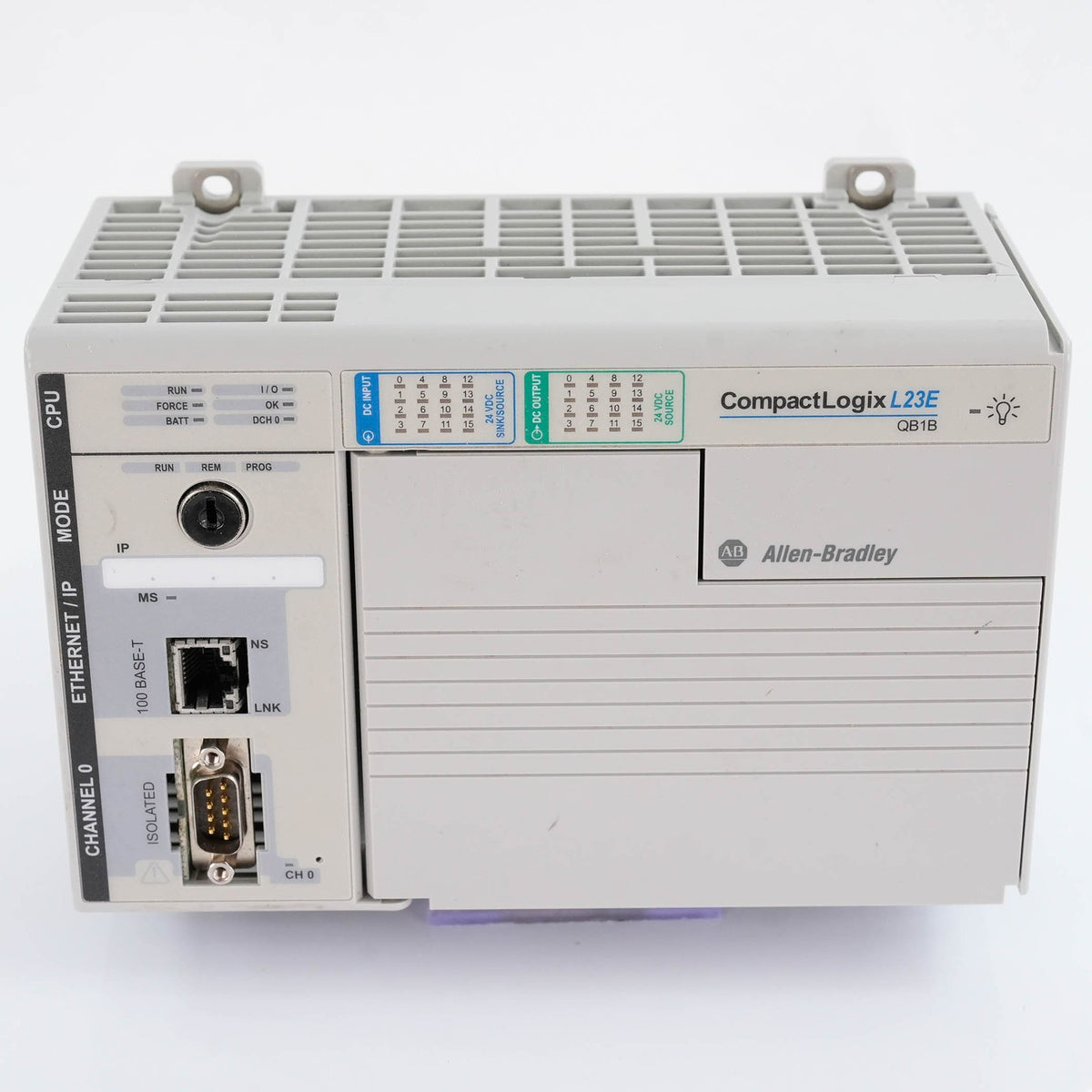 Allen Bradley 1769-L23E-QB1B CompactLogix EtherNet Processor 24VDC 1769L23EQB1B