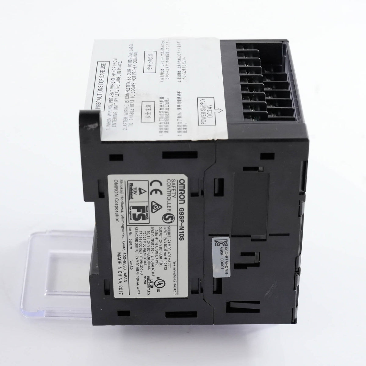 Omron G9SP-N10S Safety Controller 10 Inputs 4 Outputs 24VDC G9SPN10S Compact PLC