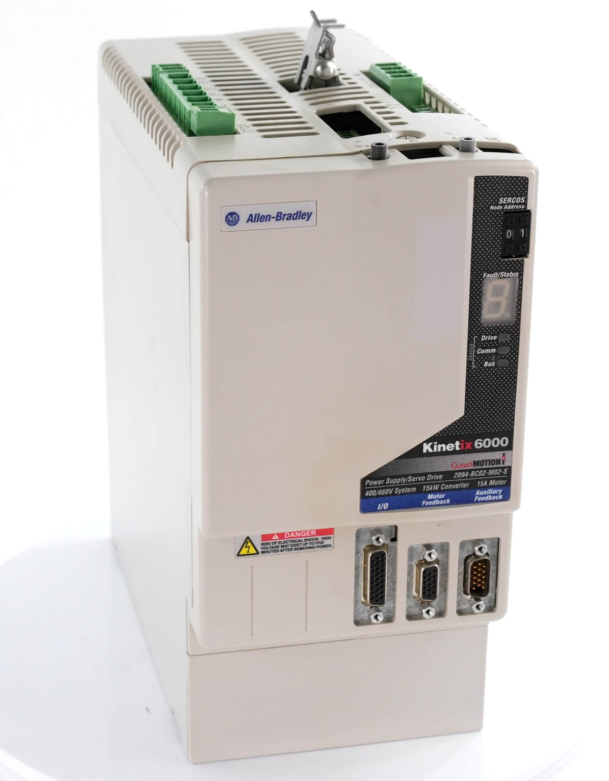 Allen Bradley 2094-BC02-M02-S Ser B Kinetix 6000 460V 15A Axis Module