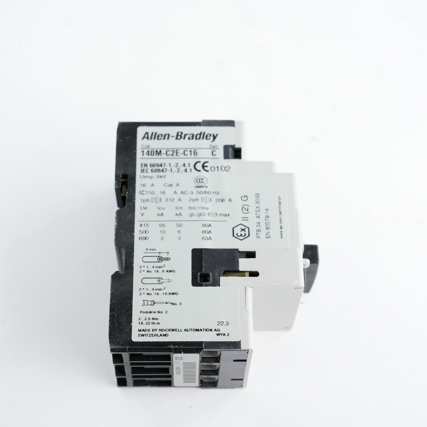 Allen Bradley 140M-C2E-C16 /C Motor Circuit Protector Breaker - Open Box