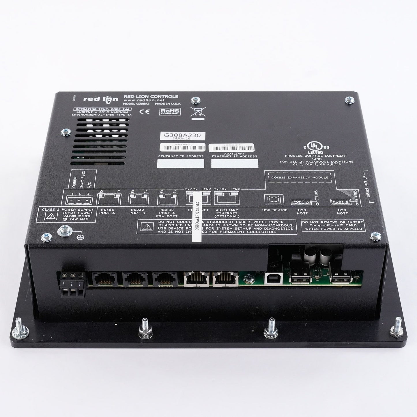 Red Lion Controls G308A230 8" HMI Operator Interface Display G308A210 Compatible