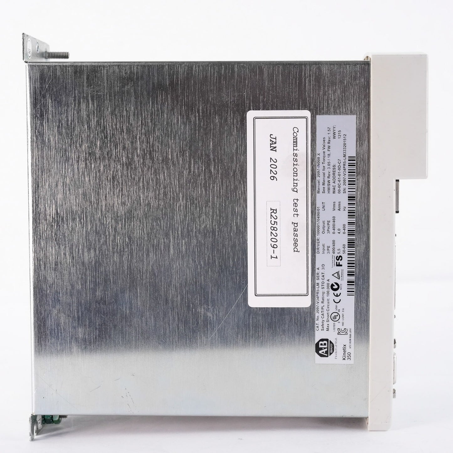 Allen Bradley 2097-V34PR5-LM /A Kinetix 350 AC Servo Drive 3-Phase 2097V34PR5LM