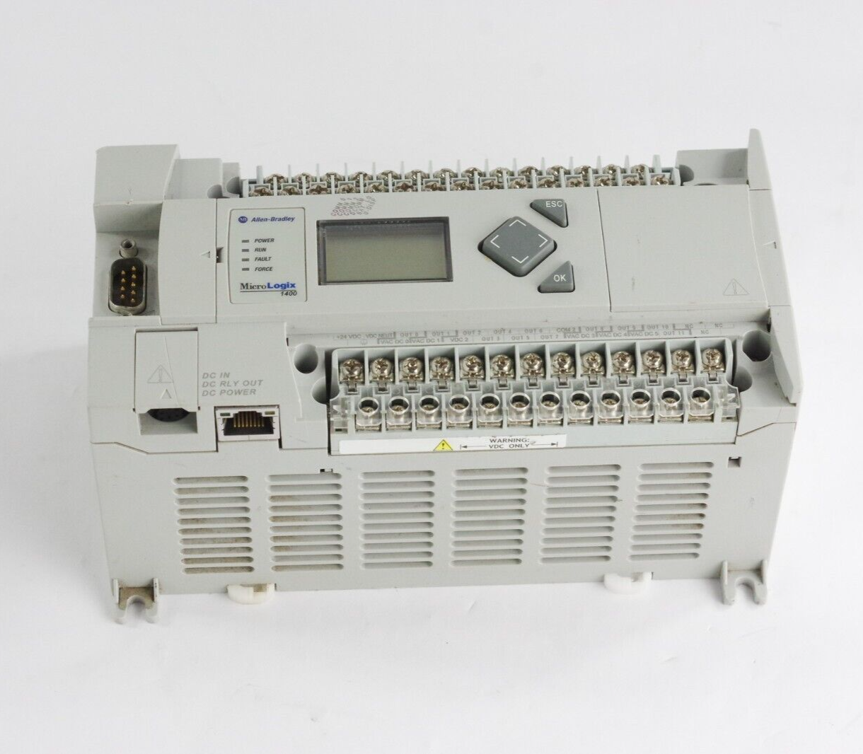 Allen Bradley 1766-L32BXB Ser B MicroLogix 1400 32-Pt I/O 24VDC Logic Controller