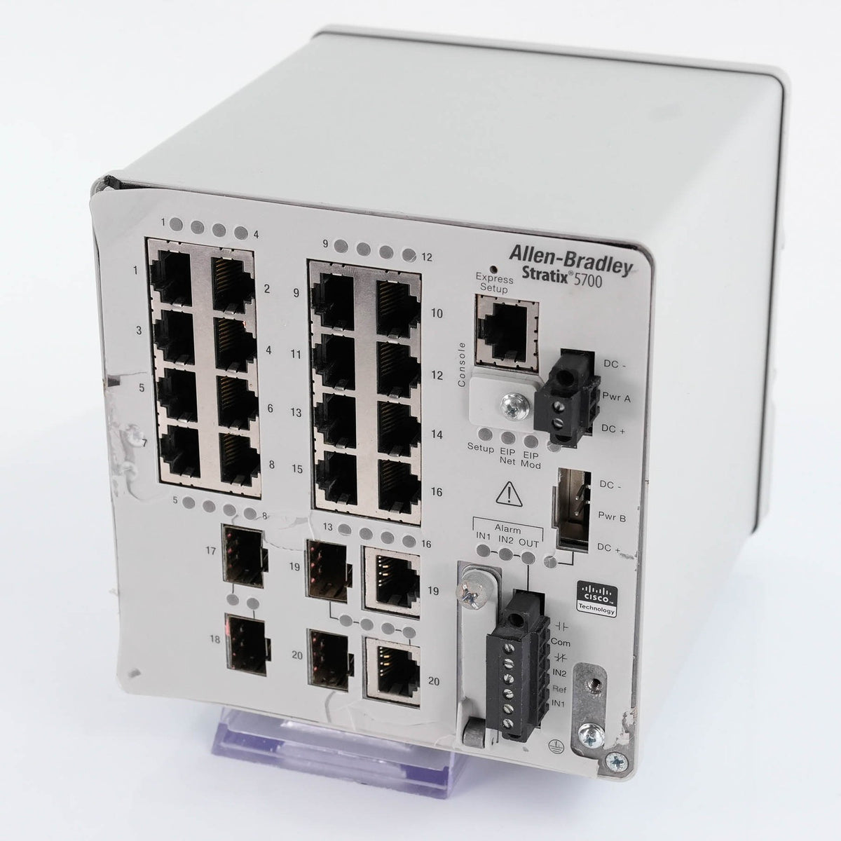 Allen Bradley 1783-BMS20CL Ser A Stratix 5700 Managed Switch 20 Port