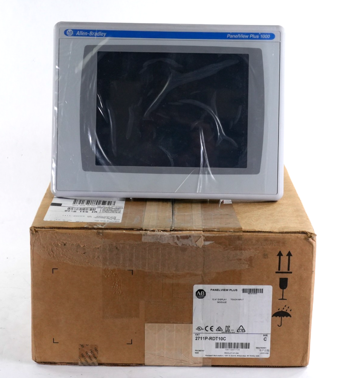 Allen Bradley 2711P-RDT10C /C PanelView Plus Display Module Ser C - Open Box