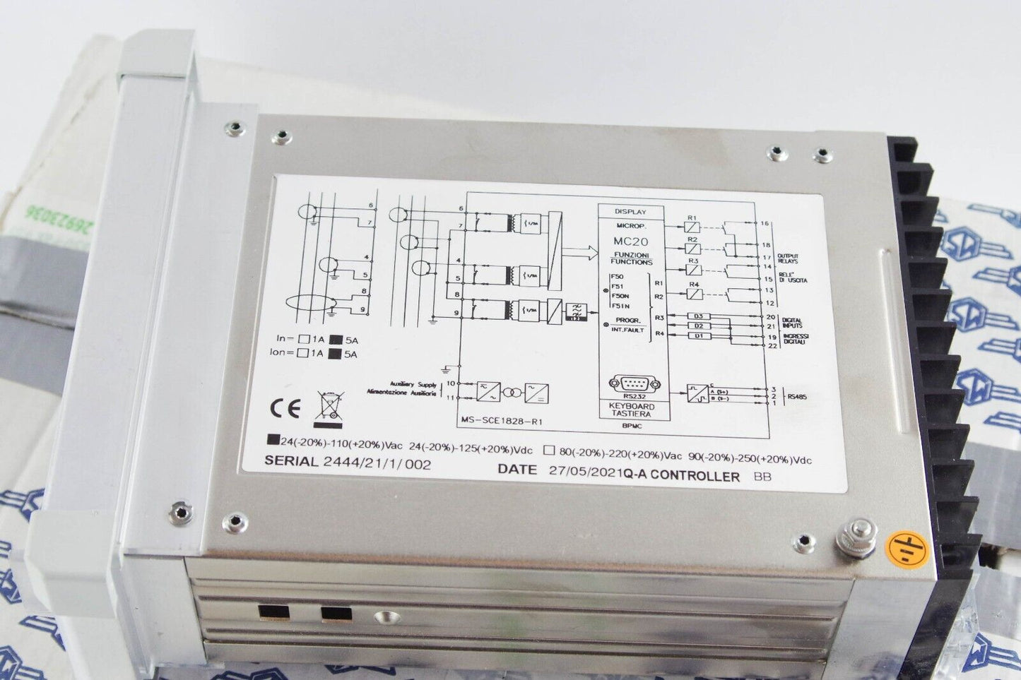 2021 Microelettrica Scientifica MS MC20 Microprocessor Q-A Controller