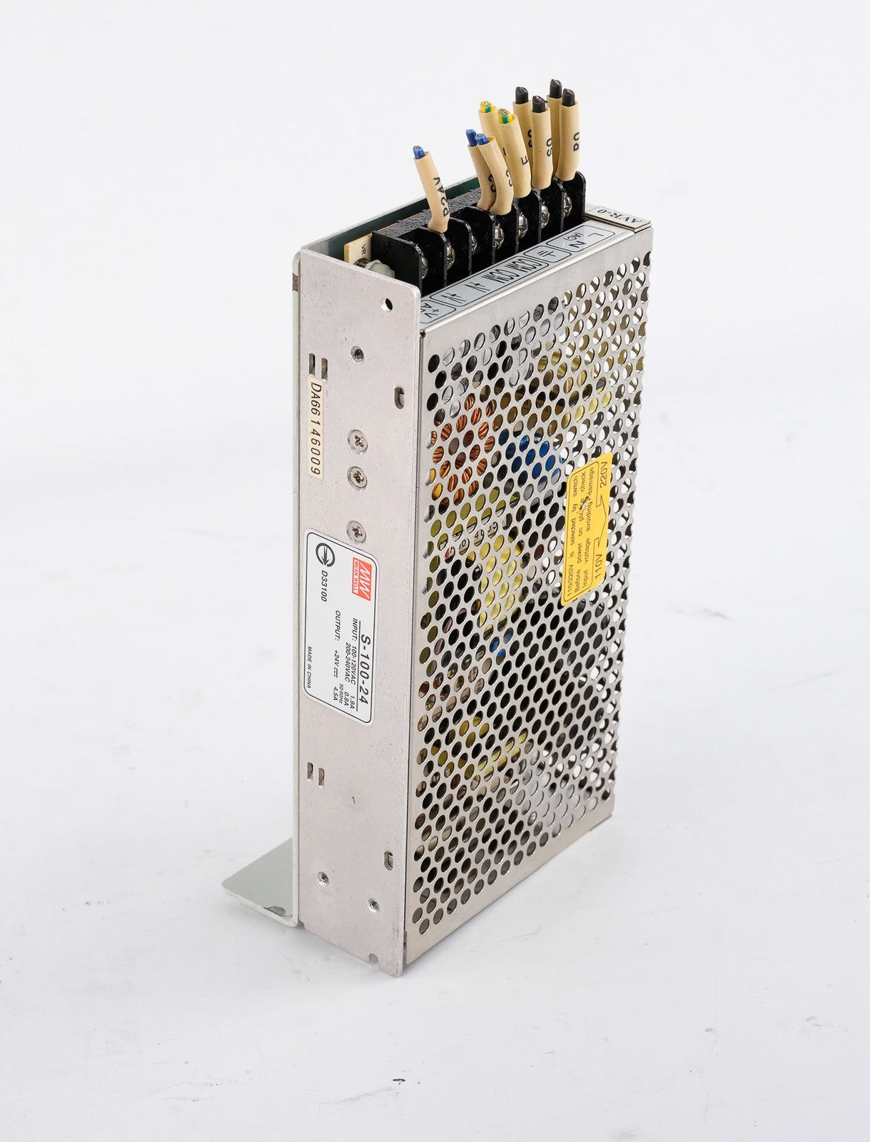Mean Well S-100-24 Enclosed Switching Power Supply 24V 4.5A S10024