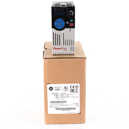 Allen Bradley 25B-A4P8N104 /A PowerFlex 525 AC Drive 25BA4P8N104 - Open Box