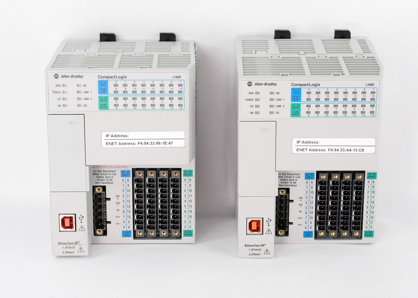 Allen Bradley 1769-L16ER-BB1B /B FW 1.005 CompactLogix 384kB DI/O Controller