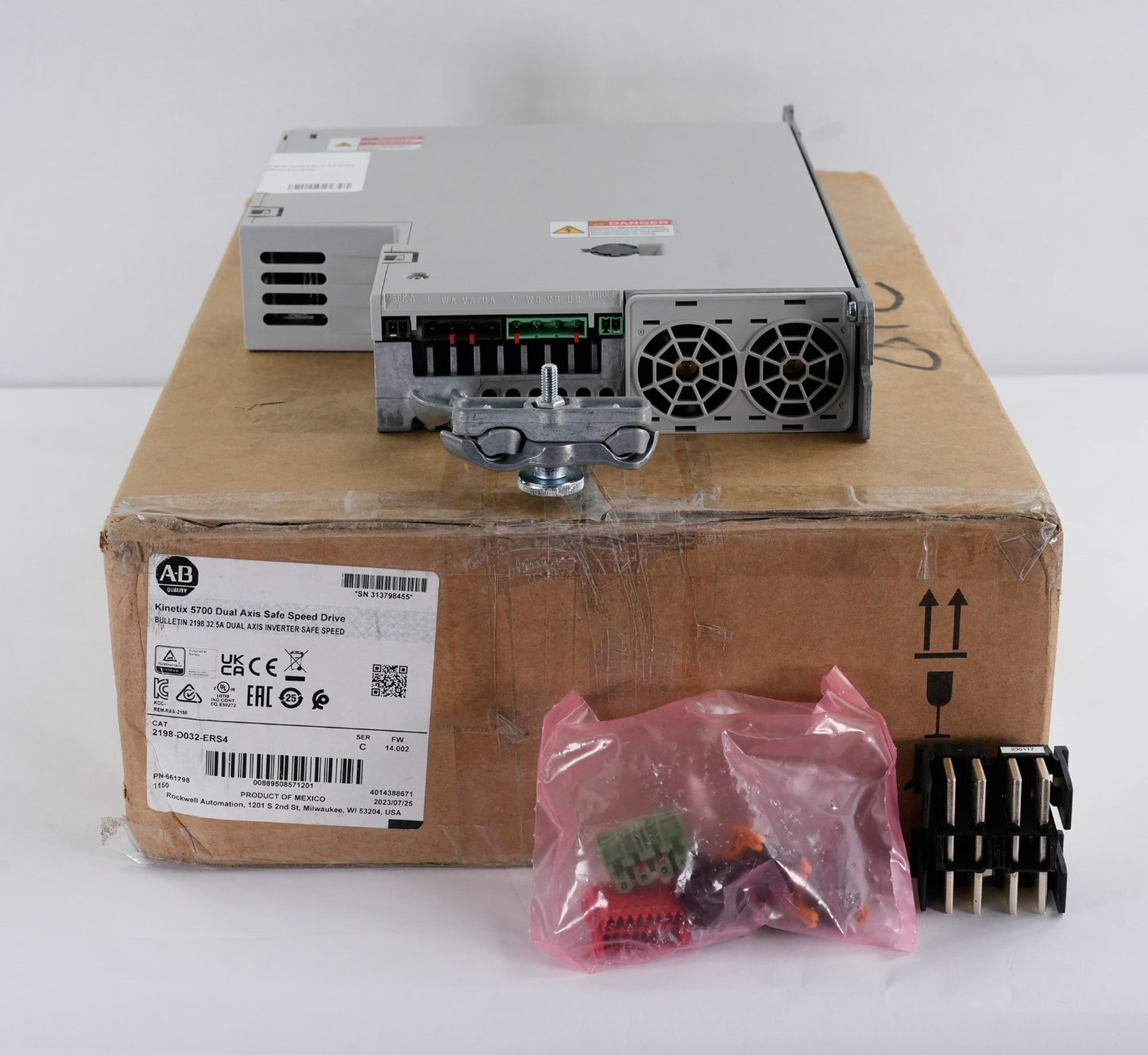 Allen Bradley 2198-D032-ERS4 C Kinetix 5700 Dual Axis Servo Drive - Open Box