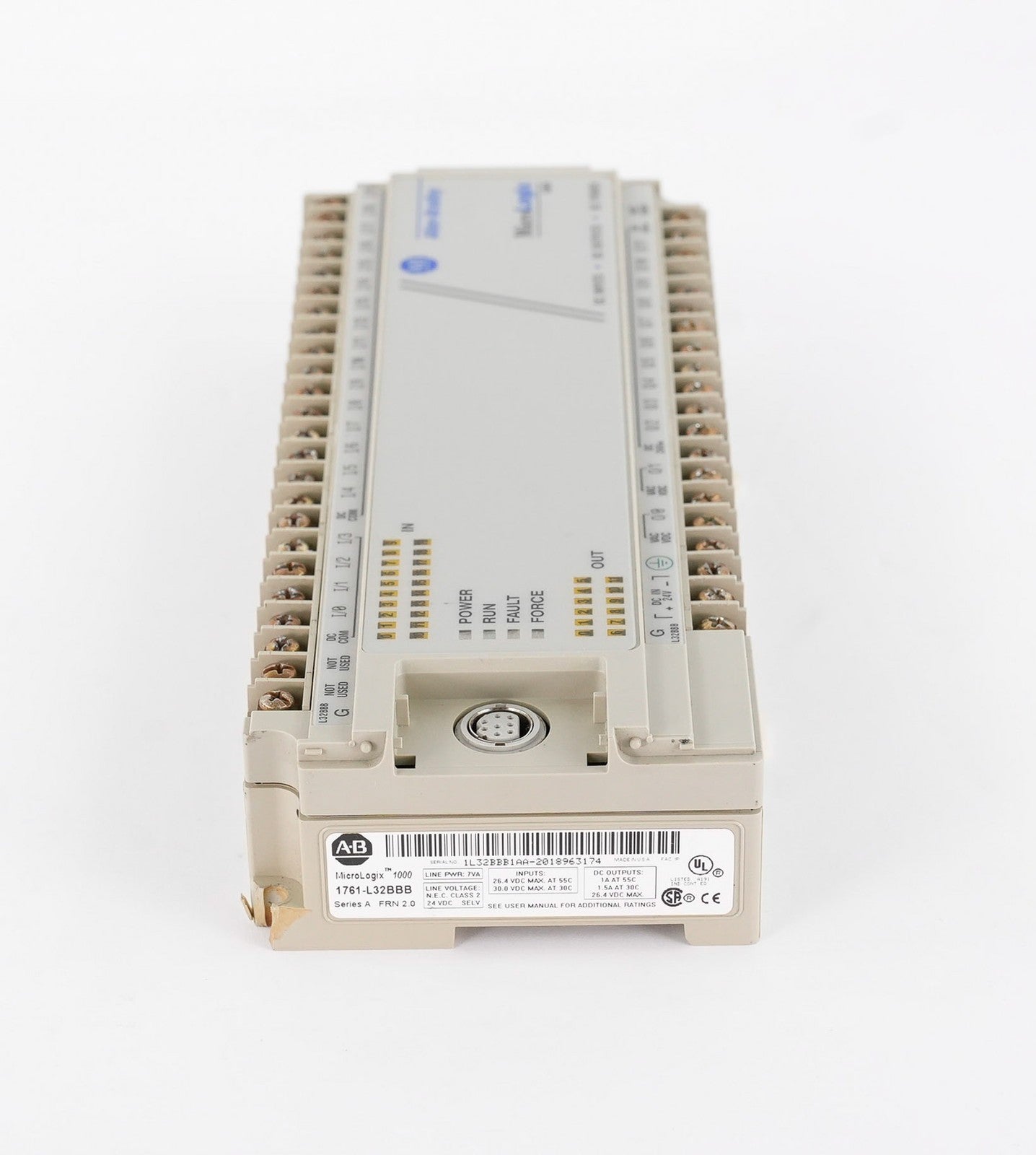 Allen Bradley 1761-L32BBB /A FRN 2.0 MicroLogix 1000 PLC Module 1761L32BBB