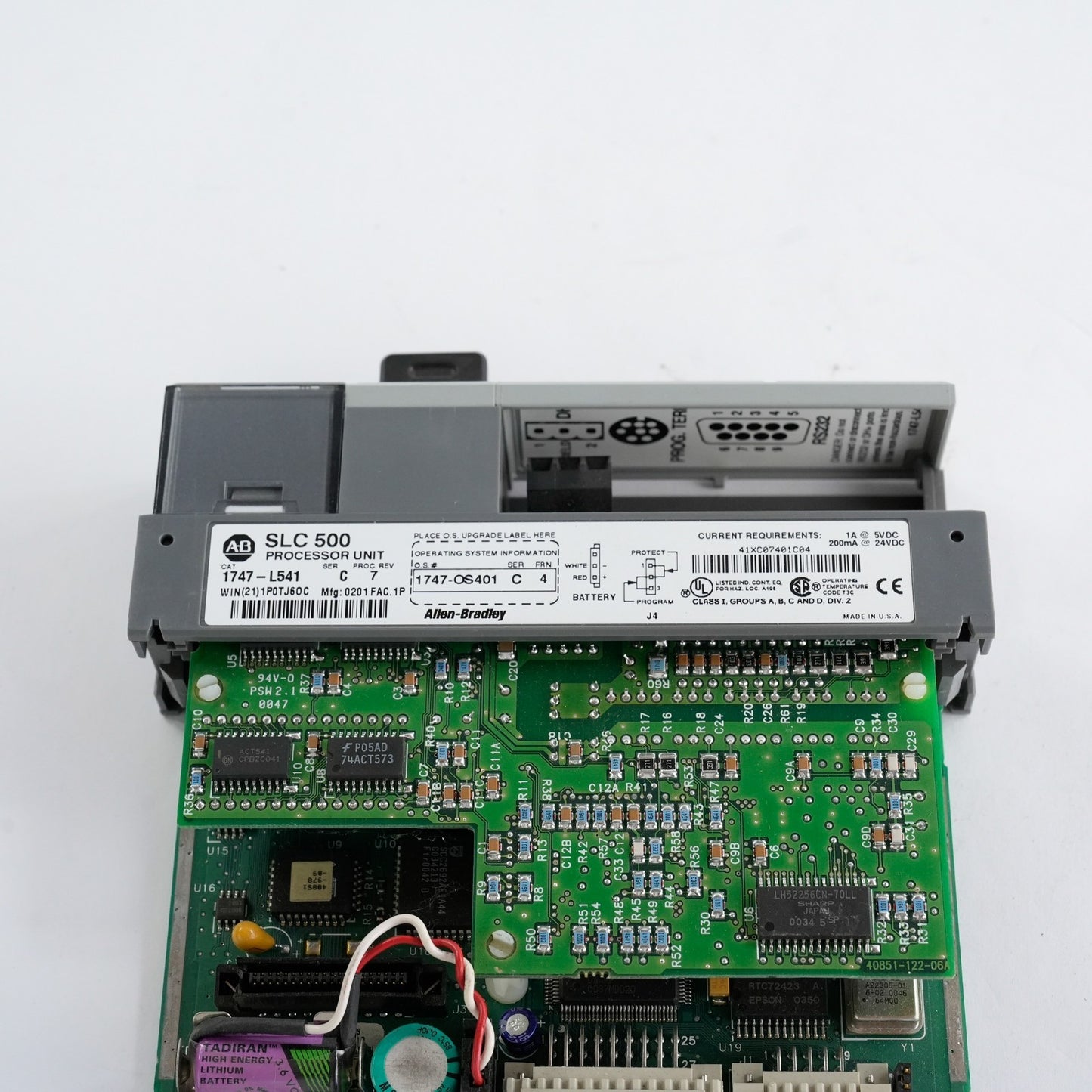 Allen Bradley 1747-L541 /C Proc. Rev 7 SLC 500 Processor 1747-OS401/C FRN 4