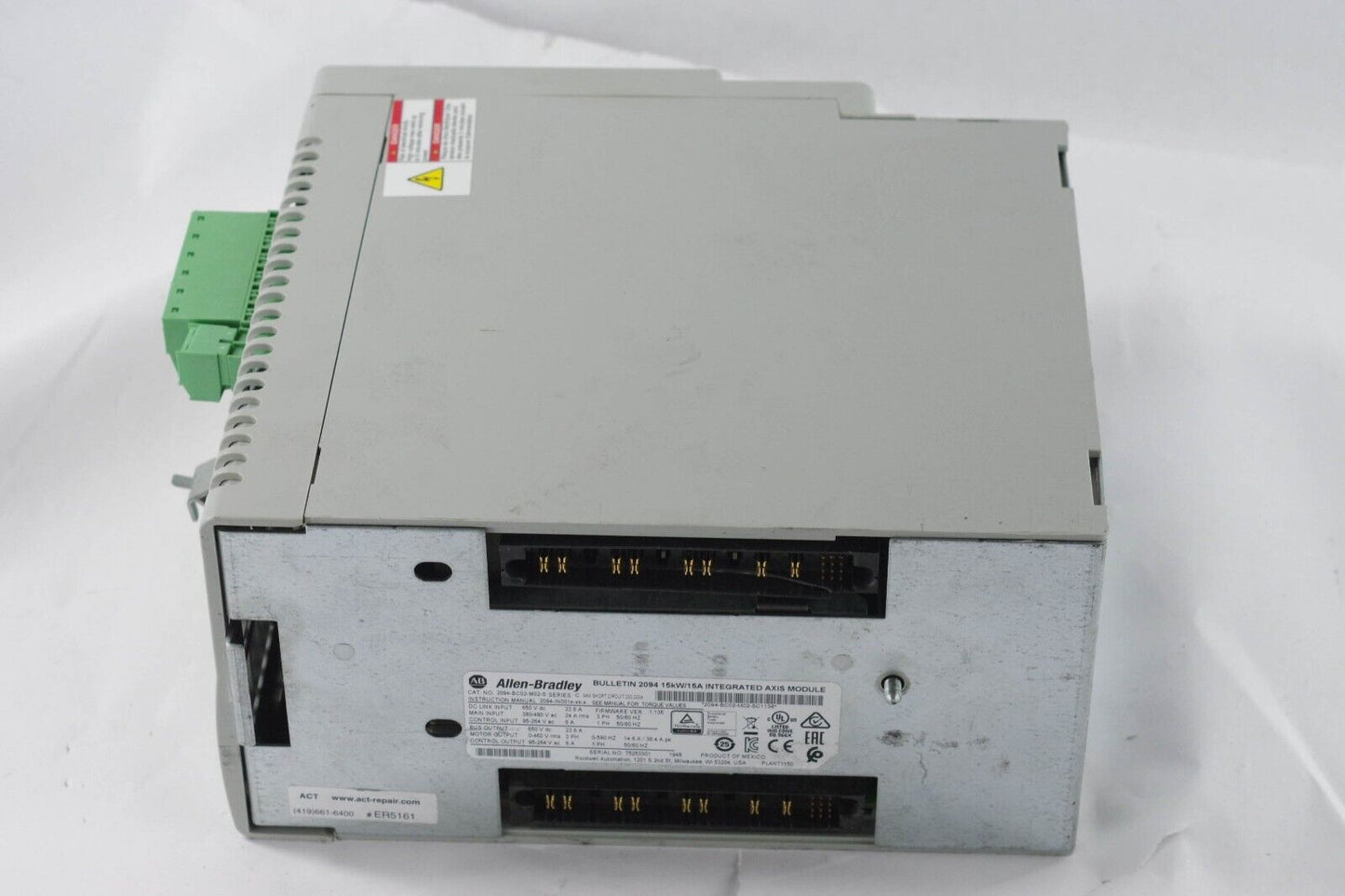 Allen Bradley 2094-BC02-M02-S/C Ser C Kinetix 6000 Axis Module - For Parts