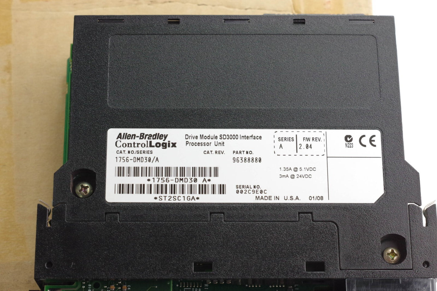 Allen Bradley 1756-DMD30 /A ControlLogix Drive Module SD3000 - Refurbished