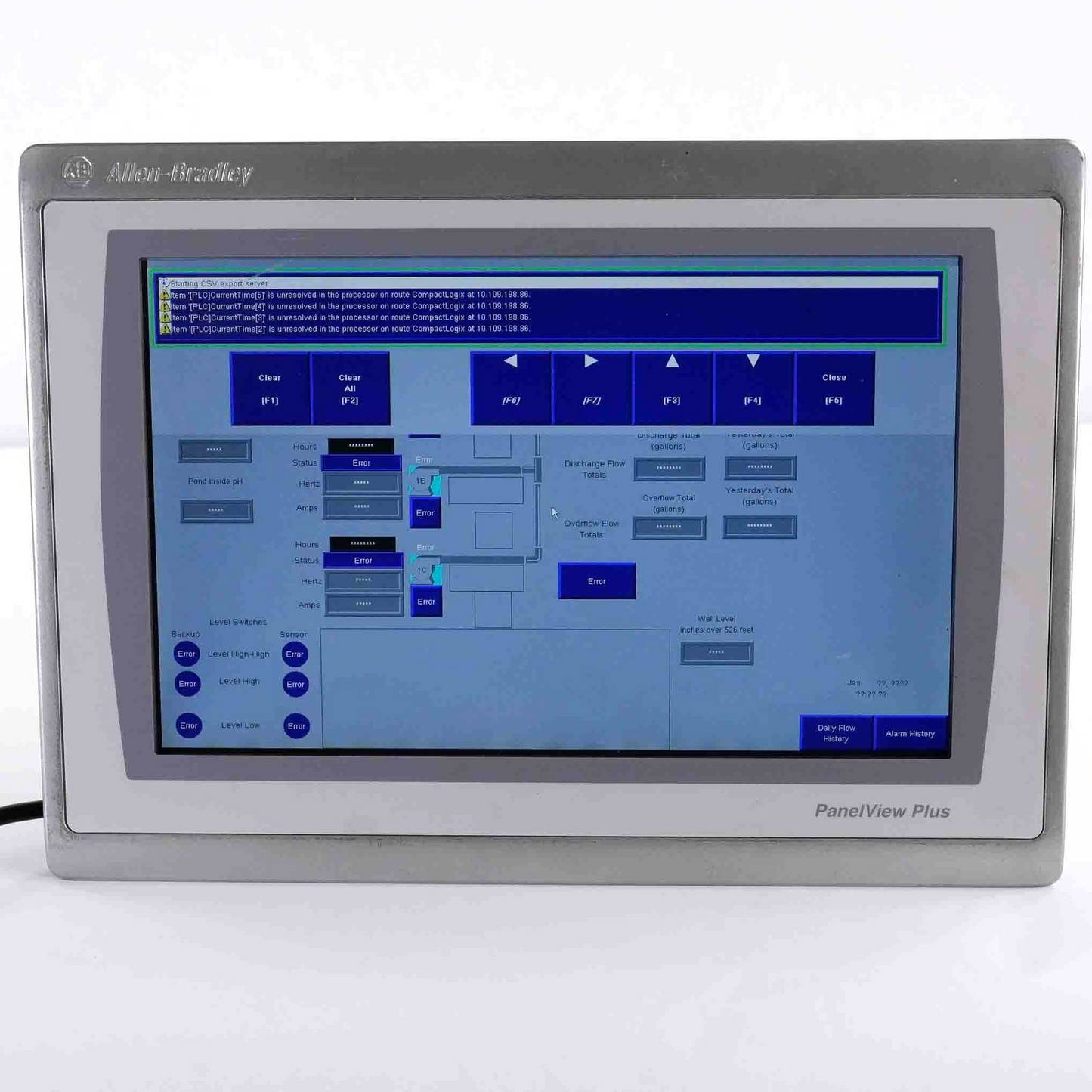 Allen Bradley 2711P-T12W22A9P /A PanelView Plus 7 12.1" Color/Touch Display Ac