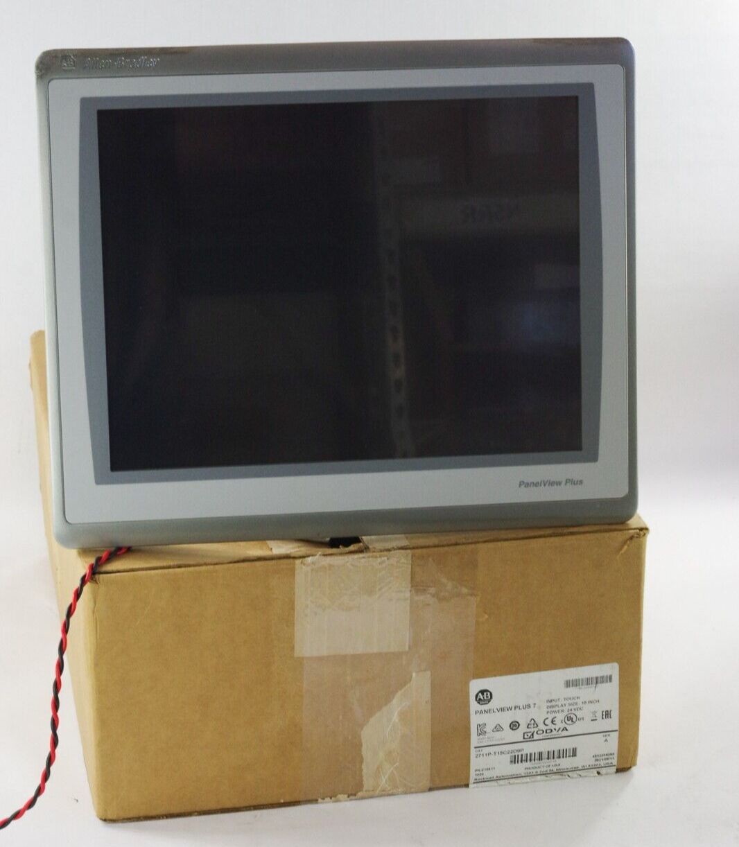 Allen Bradley 2711P-T15C22D9P Ser A Panelview Plus 7 Interface - 0 Runtime + Box